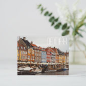 Denemarken, Briefkaart Nyhavn (Staand voorkant)