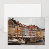 Denemarken, Briefkaart Nyhavn (Voorkant / Achterkant)