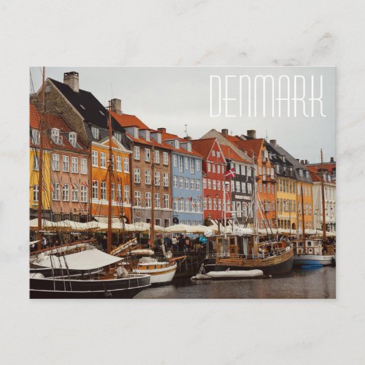 Denemarken, Briefkaart Nyhavn (Voorkant)