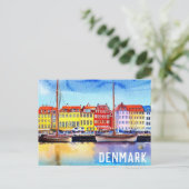 Denemarken, Briefkaart Nyhavn 2 (Staand voorkant)