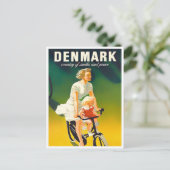 Denemarken Briefkaart voor oldtimers (Staand voorkant)