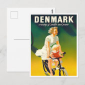 Denemarken Briefkaart voor oldtimers (Voorkant / Achterkant)