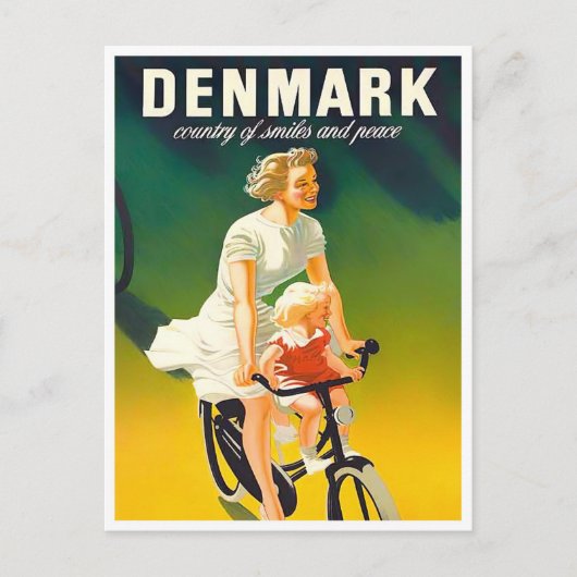Denemarken Briefkaart voor oldtimers (Voorkant)