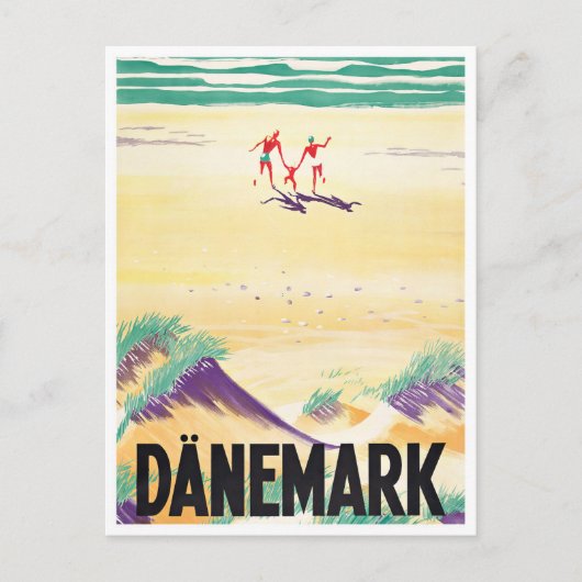 Denemarken Briefkaart voor oldtimers (Voorkant)