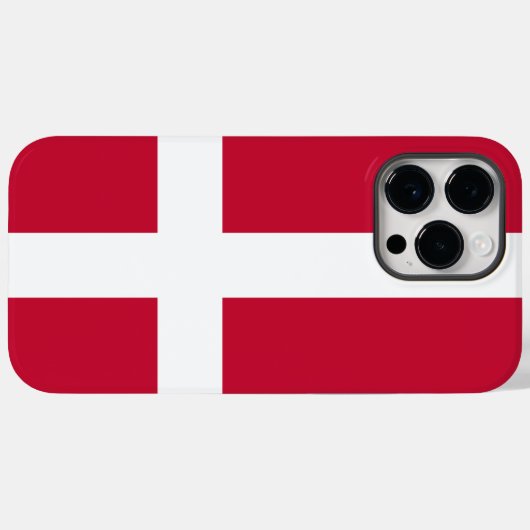 Denemarken Case-Mate iPhone Case (Achterkant (horizontaal))