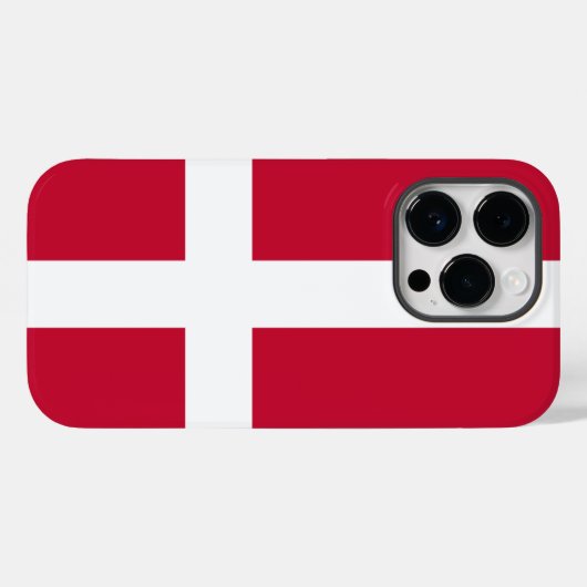 Denemarken Case-Mate iPhone Case (Achterkant (horizontaal))