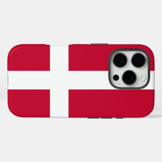 Denemarken Case-Mate iPhone Case (Achterkant (horizontaal))