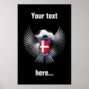 Denemarken Champions Poster