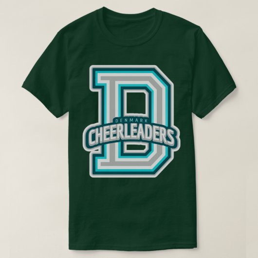 Denemarken Cheerleader T-shirt (Design voorkant)