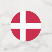 Denemarken Confetti, feest, Deense vlag Confetti (Kleine voorkant)