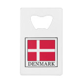 Denemarken Creditkaart Flessenopener (Voorkant)