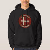 Denemarken Danmark  Hoodie (Voorkant)