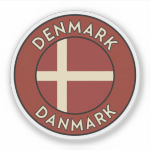 Denemarken Danmark  Sticker