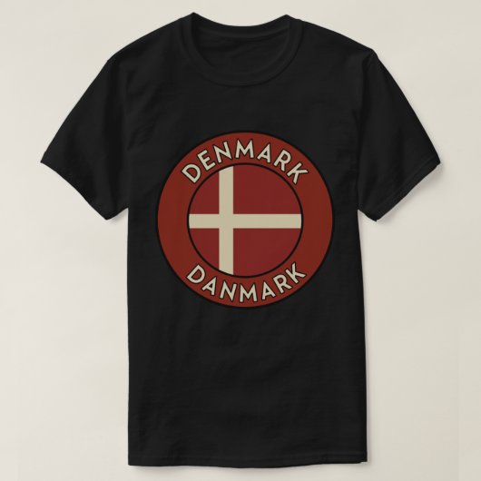 Denemarken Danmark  T-shirt (Design voorkant)