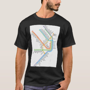Denemarken Danmark Treinkaart T-shirt