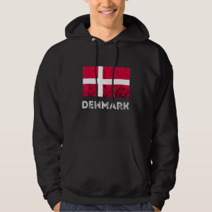 Denemarken Dannebrog Deense vlag Dansk Roots Denem Hoodie