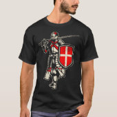 Denemarken Deense Knight T-shirt (Voorkant)