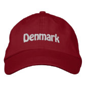 Denemarken. Deense trots! Geborduurde Pet (Voorkant)