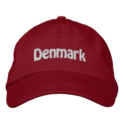 Denemarken. Deense trots! Geborduurde Pet (Voorkant)
