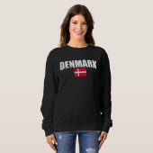 Denemarken  Deense vlag Danmark Trui (Voorkant volledig)