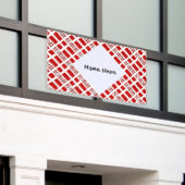 Denemarken Deense Vlag Getegeld Gepersonaliseerd Spandoek (Buitenkant Gebouw)