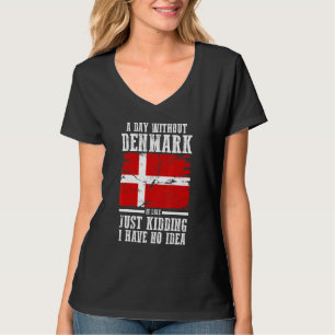 Denemarken Deense Vlag T-shirt