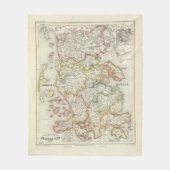 Denemarken, Duitsland 2 Fleece Deken (Voorkant)