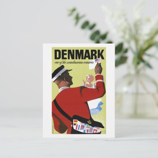 Denemarken Een van de Scandinavische landen   Briefkaart (Staand voorkant)