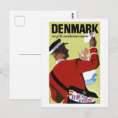Denemarken Een van de Scandinavische landen Briefkaart (Voorkant / Achterkant)