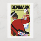 Denemarken Een van de Scandinavische landen Briefkaart (Voorkant)
