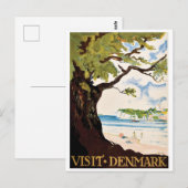 Denemarken, Eik aan het Strand Briefkaart (Voorkant / Achterkant)