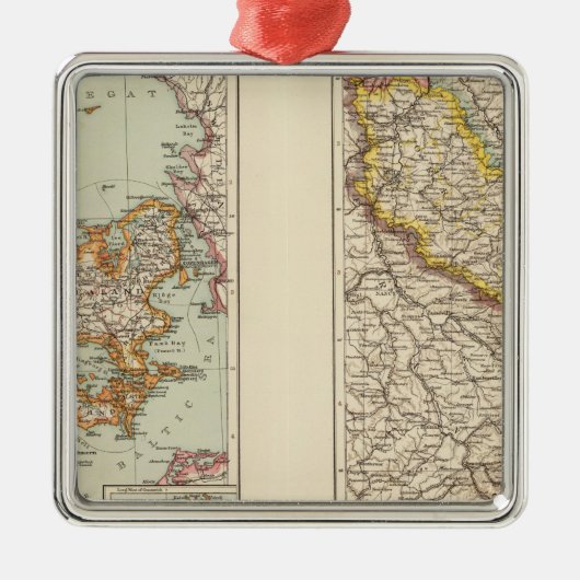 Denemarken, Elzas Lorraine, Palts Metalen Ornament (Voorkant)