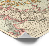 Denemarken, Elzas Lorraine, Palts Poster (Hoek)