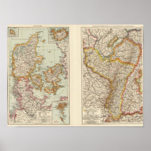 Denemarken, Elzas Lorraine, Palts Poster
