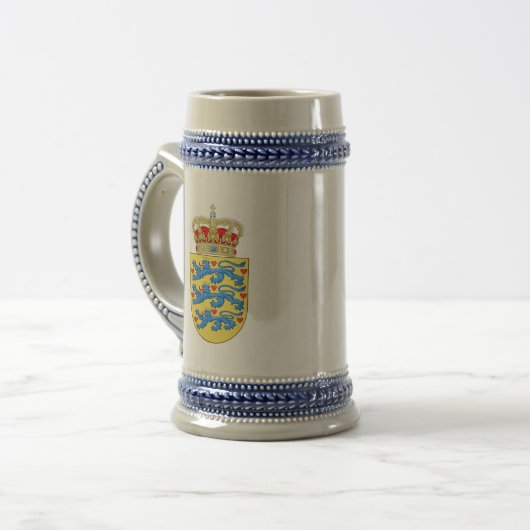 denemarken embleem bierpul (Voorkant links)
