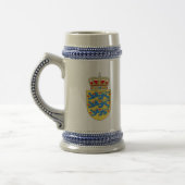denemarken embleem bierpul (Links)