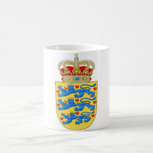 Denemarken embleem koffiemok