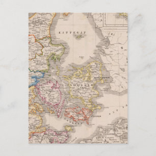 Denemarken en Duitsland Briefkaart