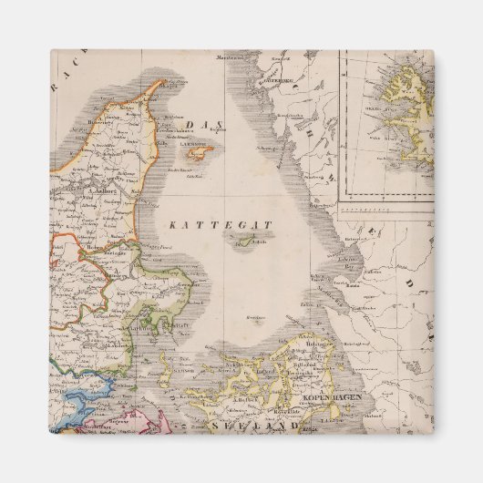 Denemarken en Duitsland Magneet (Voorkant)