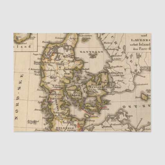 Denemarken en IJsland 2 Tissuepapier (Voorkant)