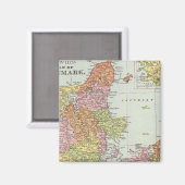 Denemarken en IJsland Magneet (Voorkant / Achterkant)
