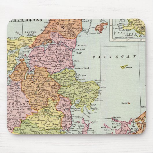 Denemarken en IJsland Muismat (Voorkant)