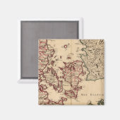 Denemarken en Zweden Magneet (Voorkant / Achterkant)