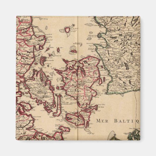 Denemarken en Zweden Magneet (Voorkant)