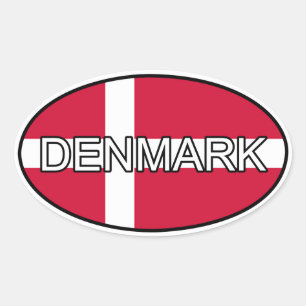 Denemarken Euro Sticker