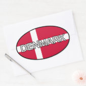 Denemarken Euro Sticker (Envelop)