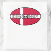 Denemarken Euro Sticker (Tas)