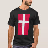 Denemarken Europa Scandanvia Kopenhagen Onderdruk  T-shirt (Voorkant)
