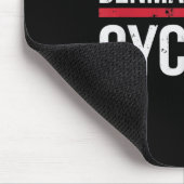 Denemarken Fietser Fietsrijden Racing Deens Muismat (Hoek)