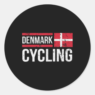 Denemarken Fietser Fietsrijden Racing Deens Ronde Sticker